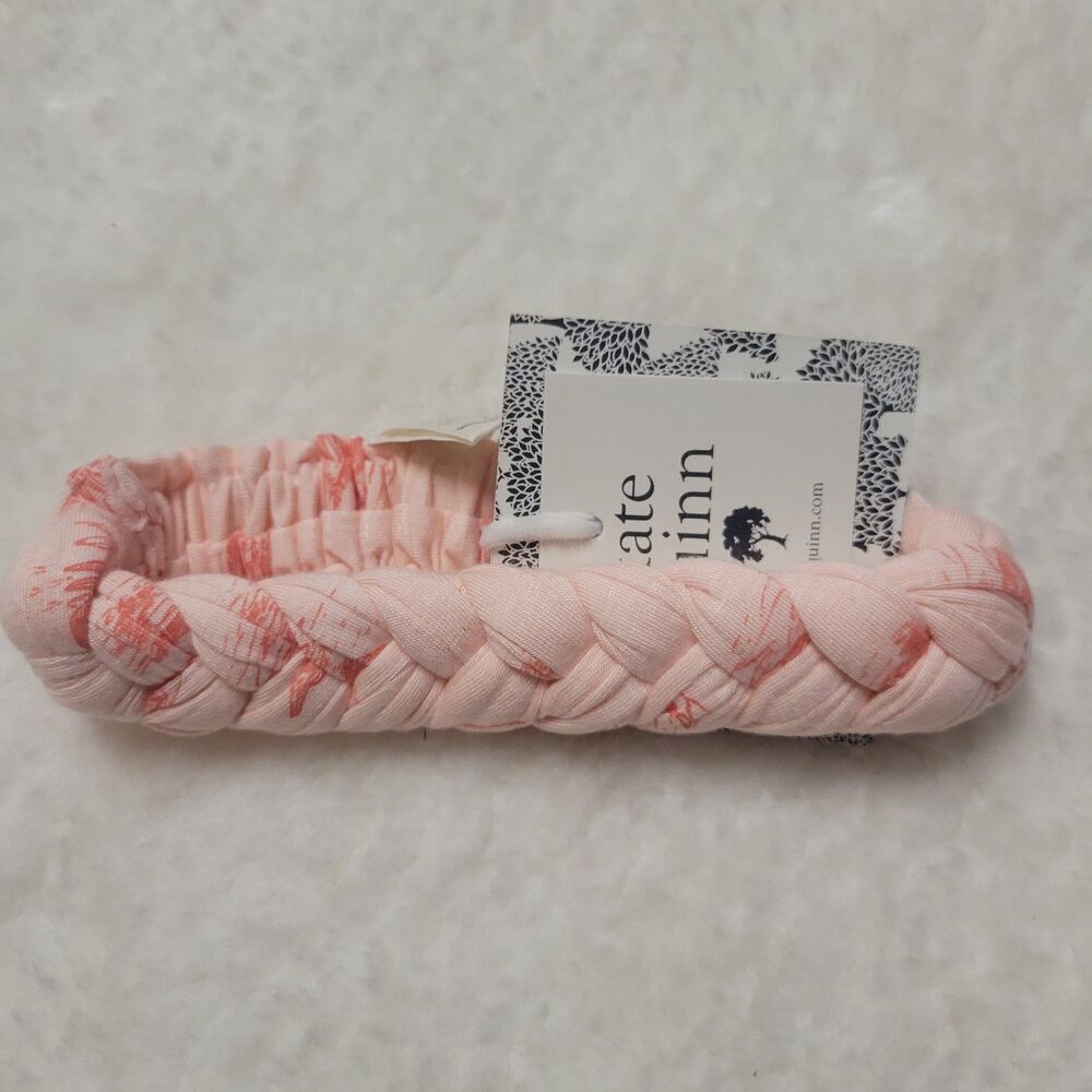 Kate Quinn Coral Swan Stretchy Braided Headband S